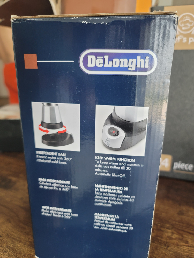 DeLonghi Alicia Electric Moka Pot - 3/6 Cups - photo 3