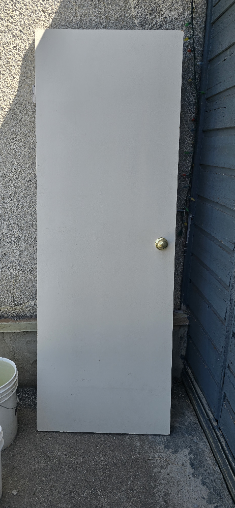 Plain White Door
