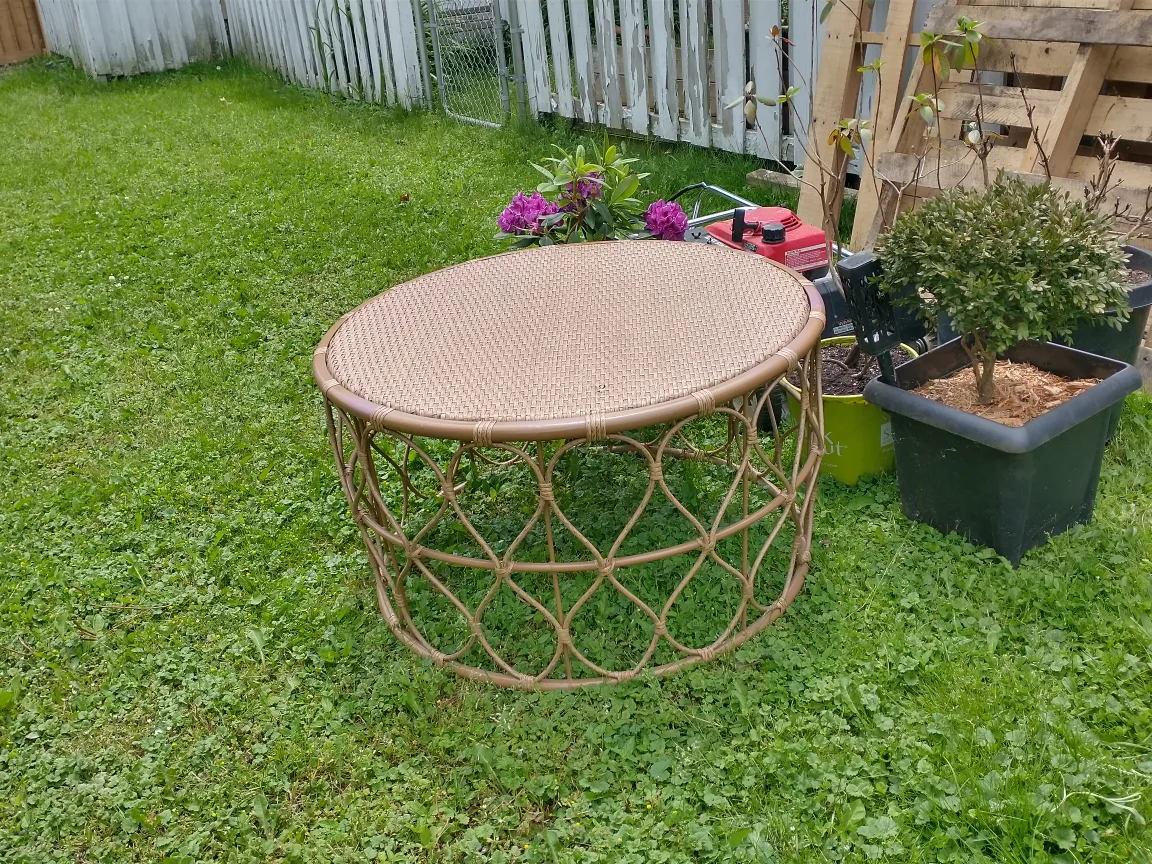 Rattan Style Patio Coffee Table thumbnail