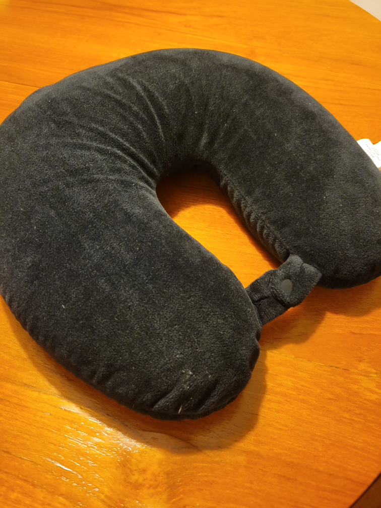 Soft Black Travel Neck Pillow - photo 2