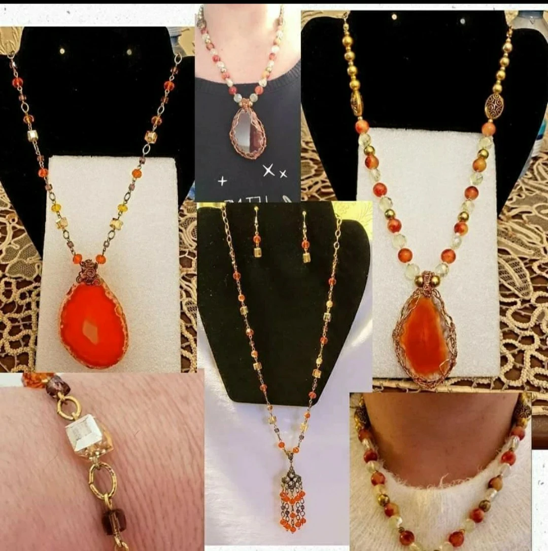 New Handmade Gemstone and crystal Jewelry