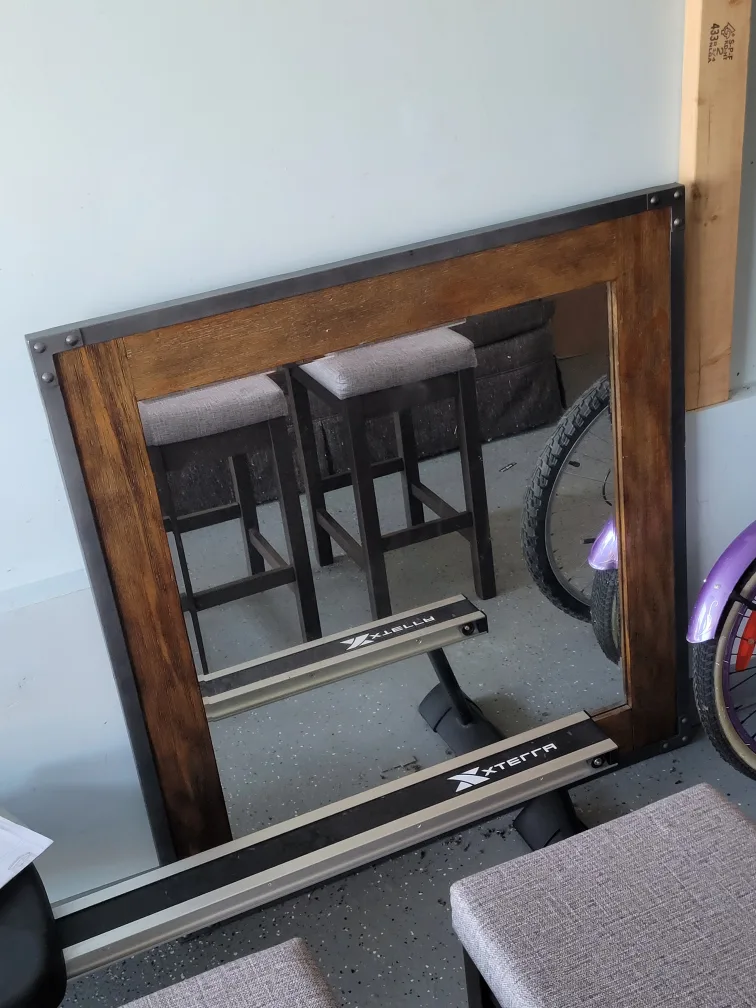 Wooden Framed Mirror image indicator(2)