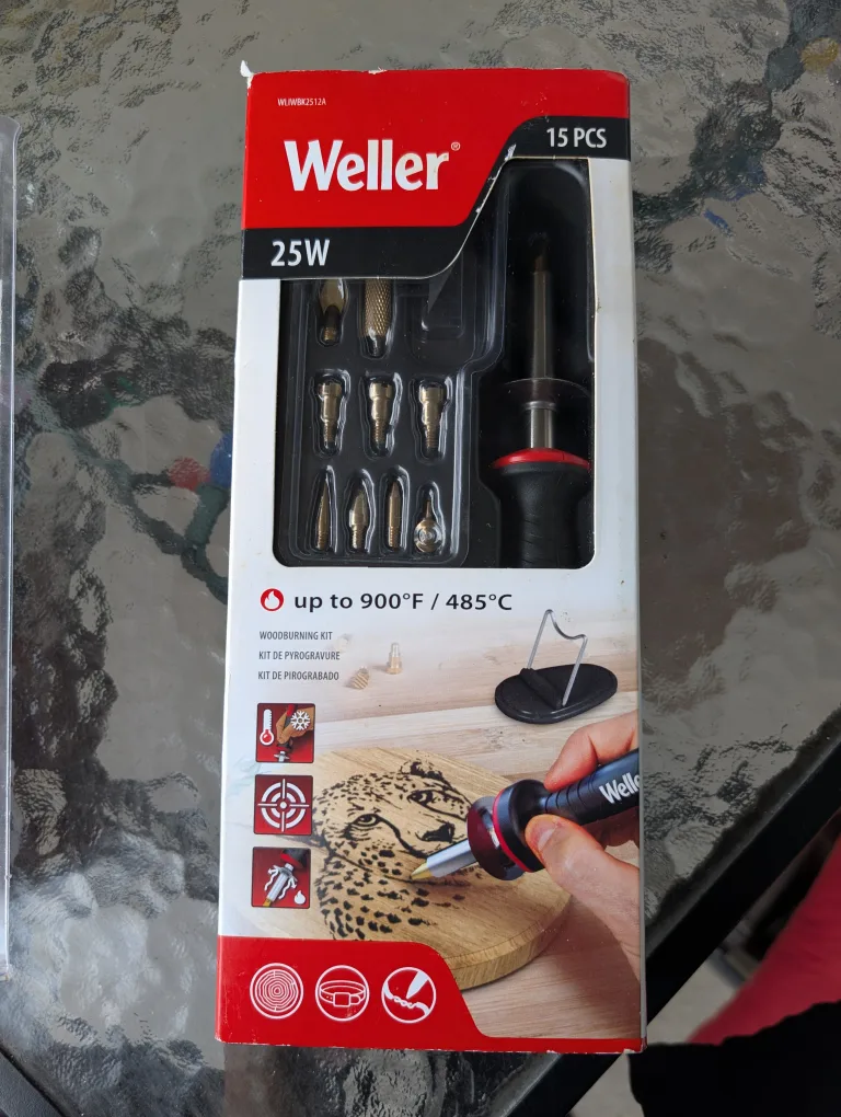 Weller 25W Wood Burning Kit - 15 Pieces thumbnail