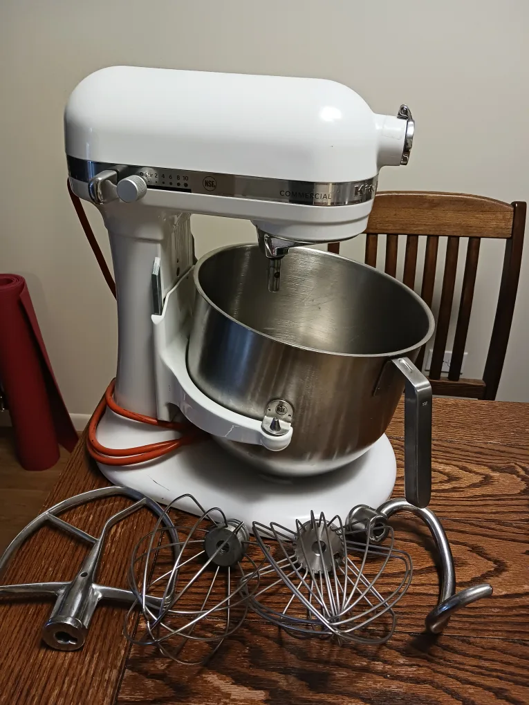 KitchenAid Commercial Stand Mixer - White thumbnail