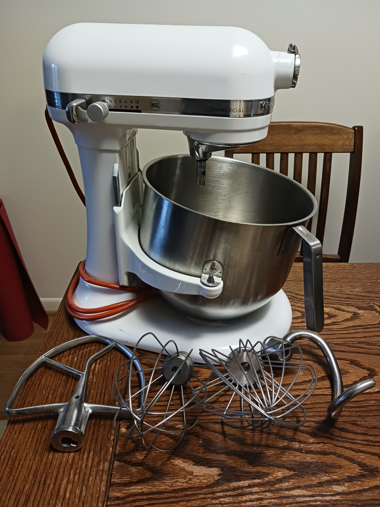 KitchenAid Commercial Stand Mixer - White - photo 2