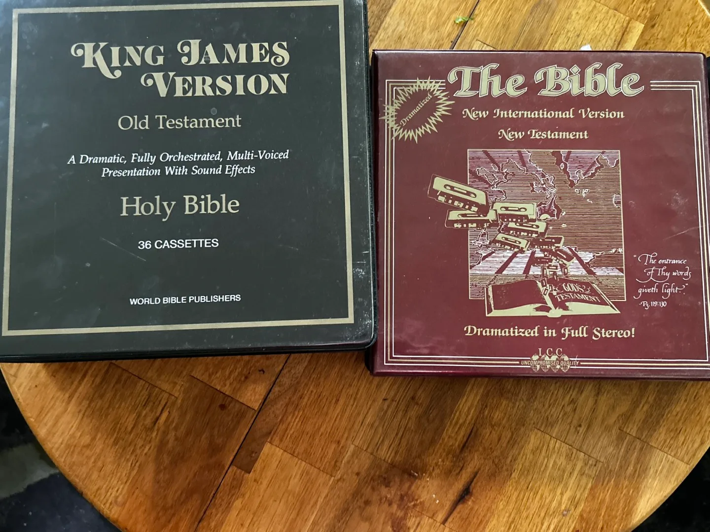 The Holy Bible in cassette tapes thumbnail