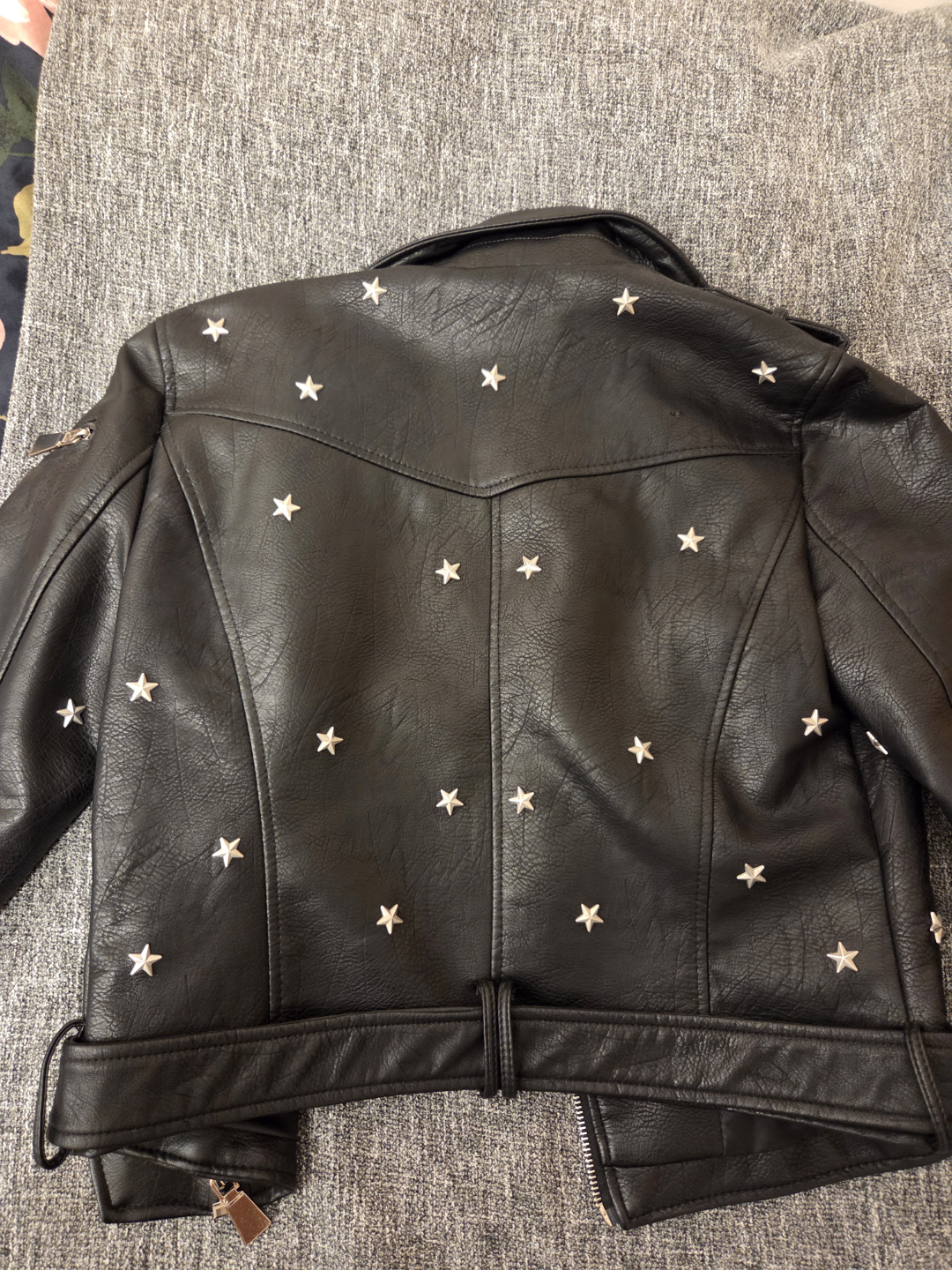 Black Star Studded Jacket - Size M - photo 4
