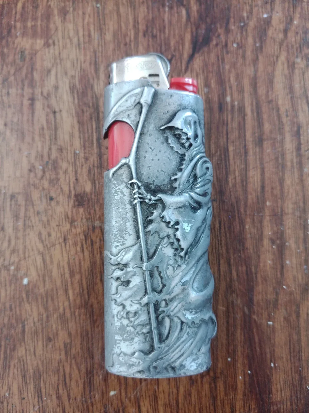 Custom Grim Reaper Bic Lighter Sleeve image indicator(2)