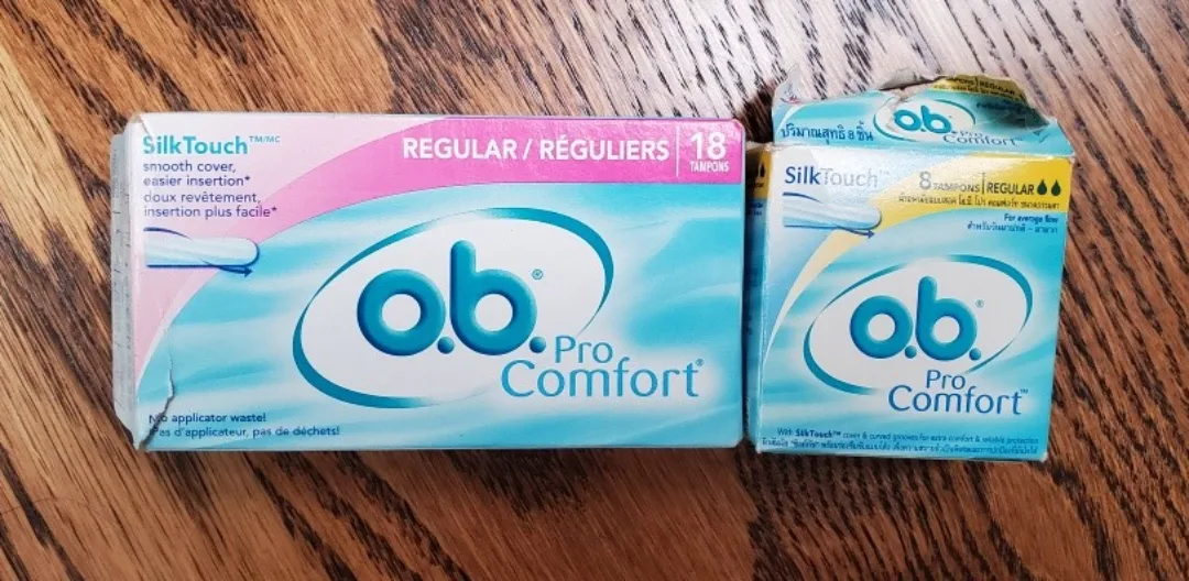 o.b. Pro Comfort Regular Tampons - 18 & 8 Count #freecycle thumbnail