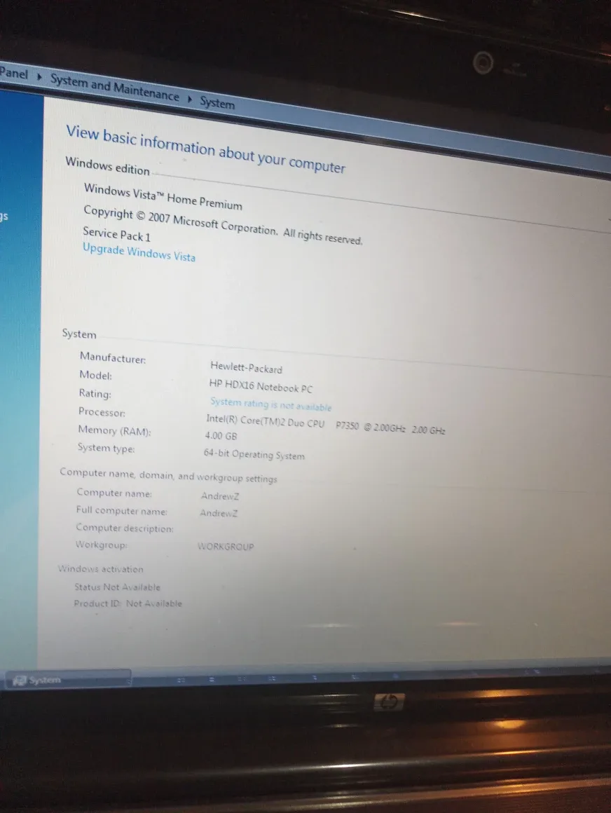 used HP laptop with charger $75 image indicator(5)