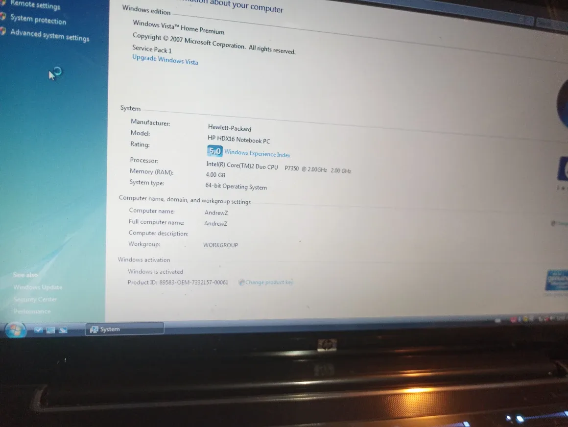 used HP laptop with charger $75 image indicator(6)