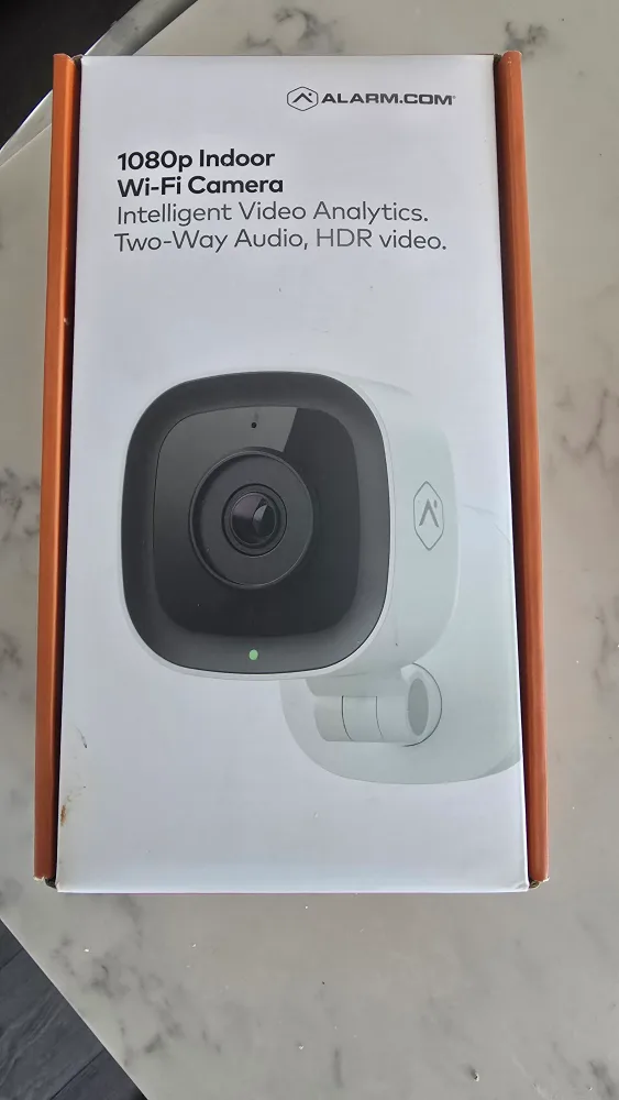 Alarm.com 1080p Indoor Wi-Fi Camera - New in Box! thumbnail