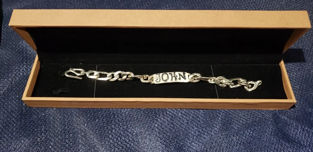Silver Bracelet with Name thumbnail