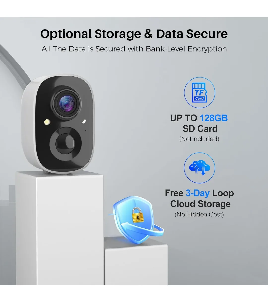 Wireless, Battery Powered Security Camera image indicator(7)