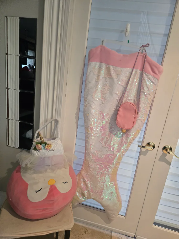 Magical Mermaid Stocking & Plush Owl Basket thumbnail