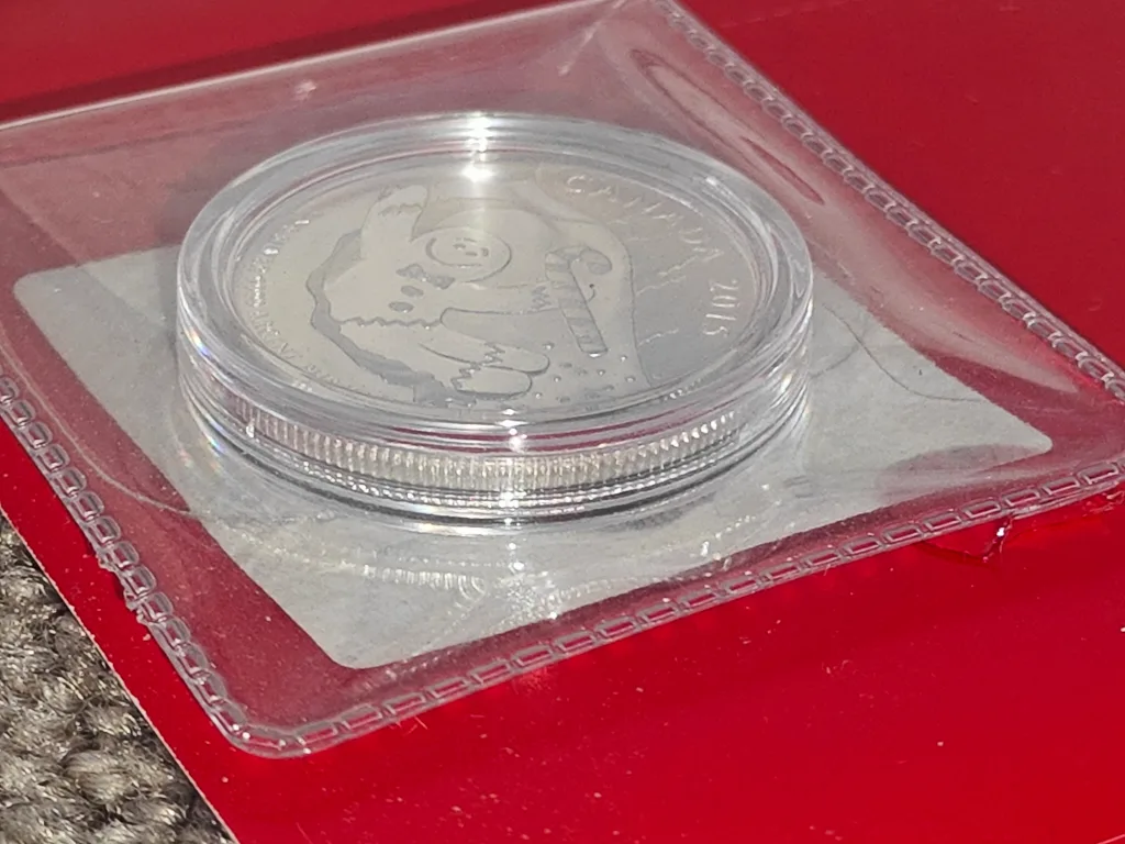 Canada 2015 RCM $20 Fine Silver Coin - Christmas Gingerbread Man image indicator(4)