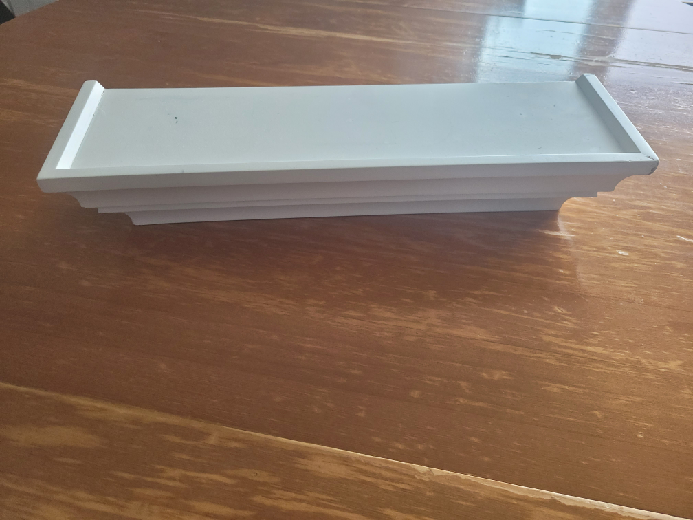 White Decorative Wall Shelf