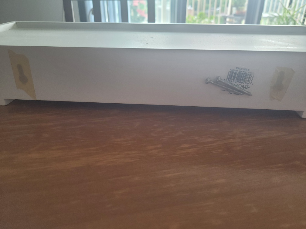 White Decorative Wall Shelf - photo 2