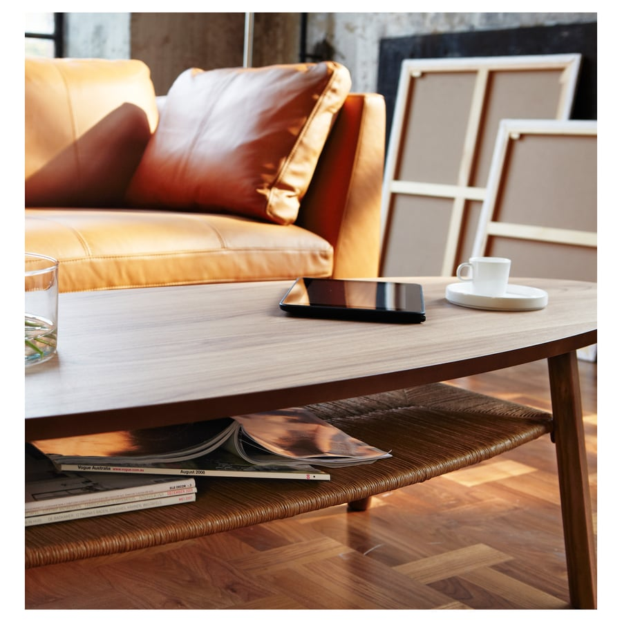 IKEA Stokholm Coffee Table - Brown, Oval - photo 2