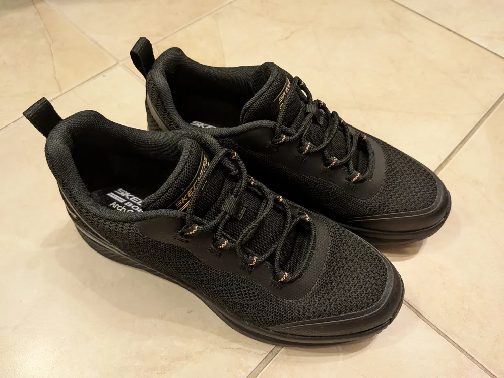 Skechers Arch Fit Slip-On Shoes, Black ($100 retail value) thumbnail