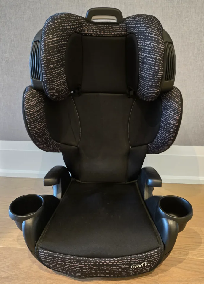 Evenflo GoTime LX Highback Booster Car Seat (Black) thumbnail