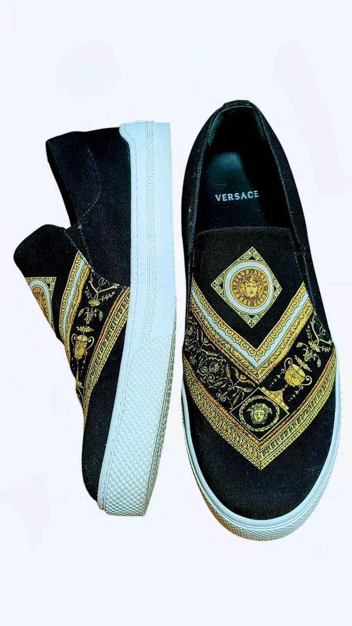 Versace Slip-On Sneakers 💚 image indicator(2)