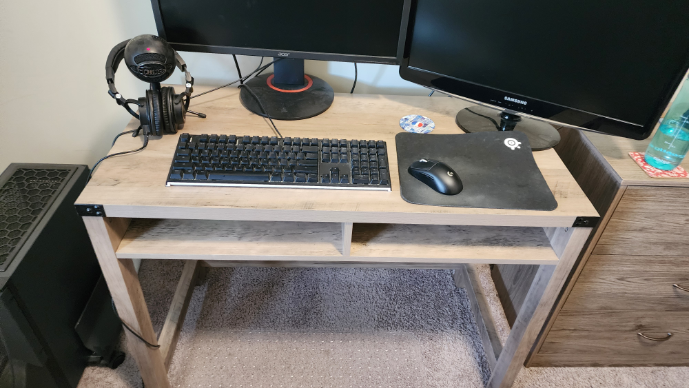 Desk with Shelf - 39.4" x 19.7" x 29.9"