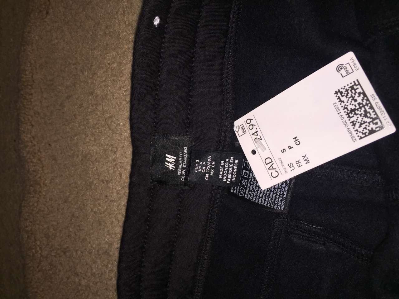 H&M Black Sweat Shorts - photo 2