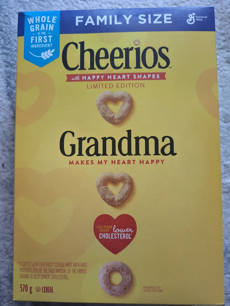 Cheerios Mamie Limited Edition Family Size Cereal thumbnail