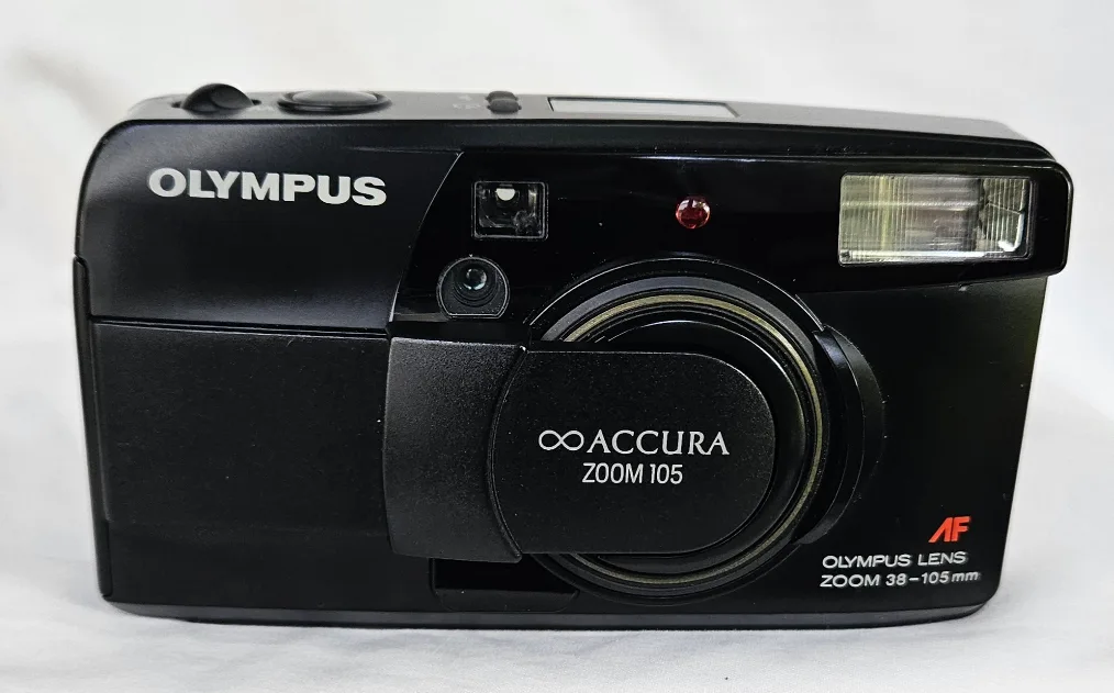 Vintage Olympus Accura Zoom 105 QD 35mm Film Camera thumbnail