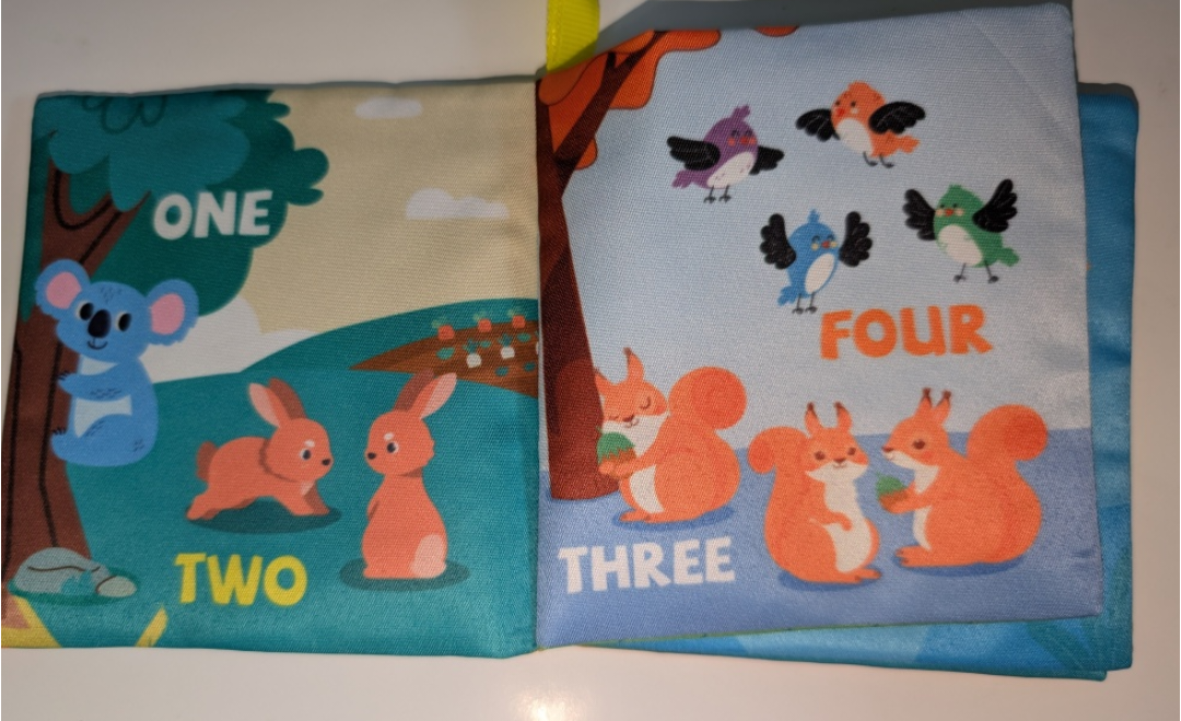 Numbers Fabric Baby Book - photo 2