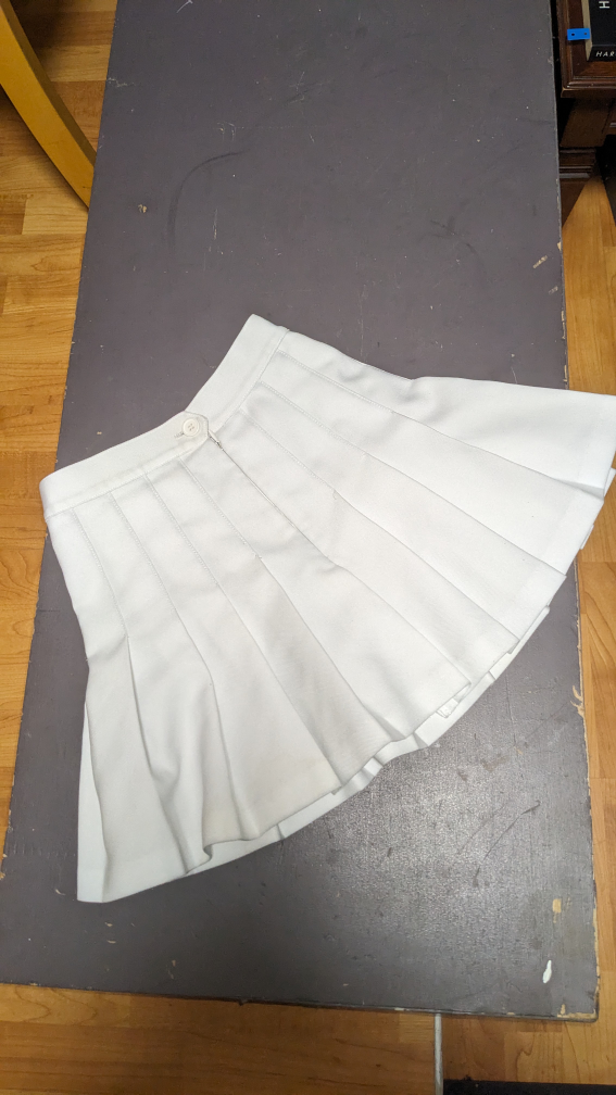 Vintage white Pleated Tennis Skirt - photo 2
