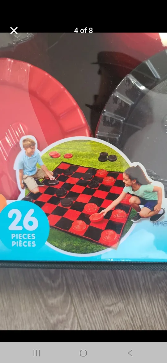 bnib jumbo checkers set image indicator(2)