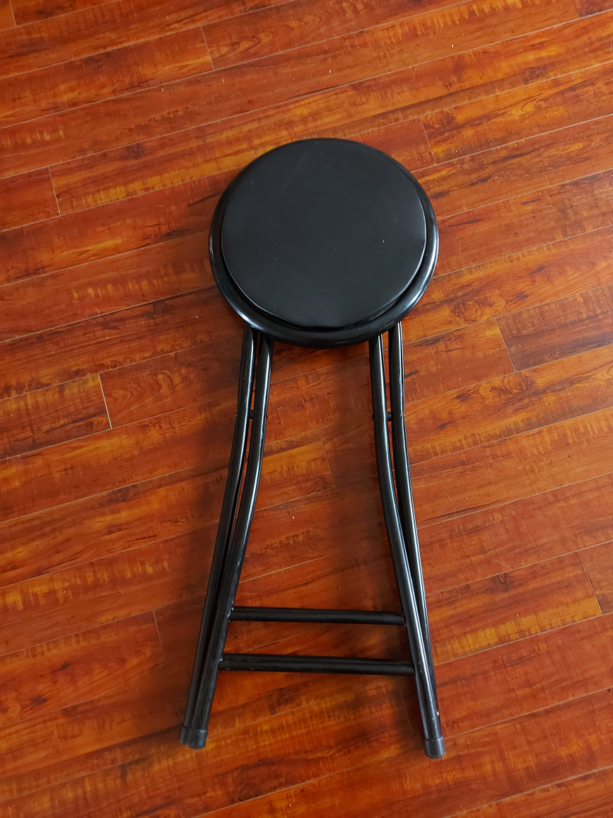 Folding Stool - Black - photo 4