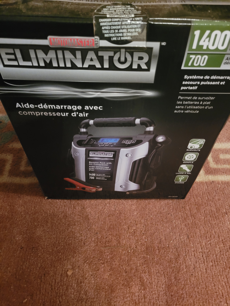 Eliminator Booster Pack with Air Compressor