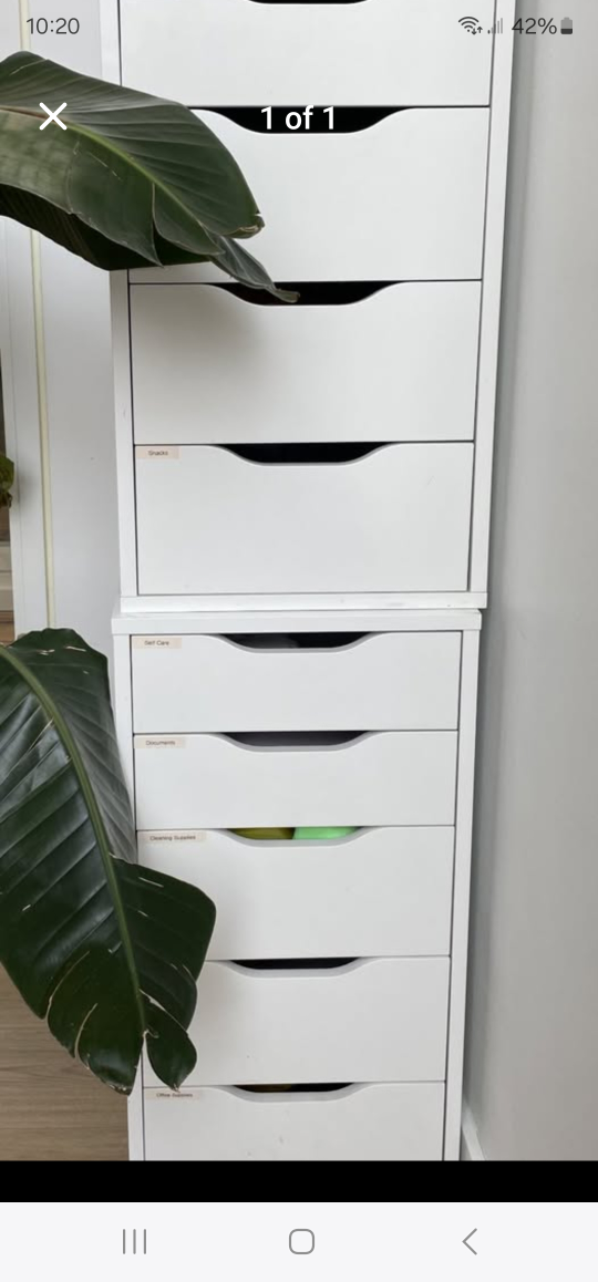 2 Alex Drawers from Ikea