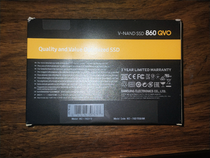 Samsung 860 QVO 1TB SSD - photo 2