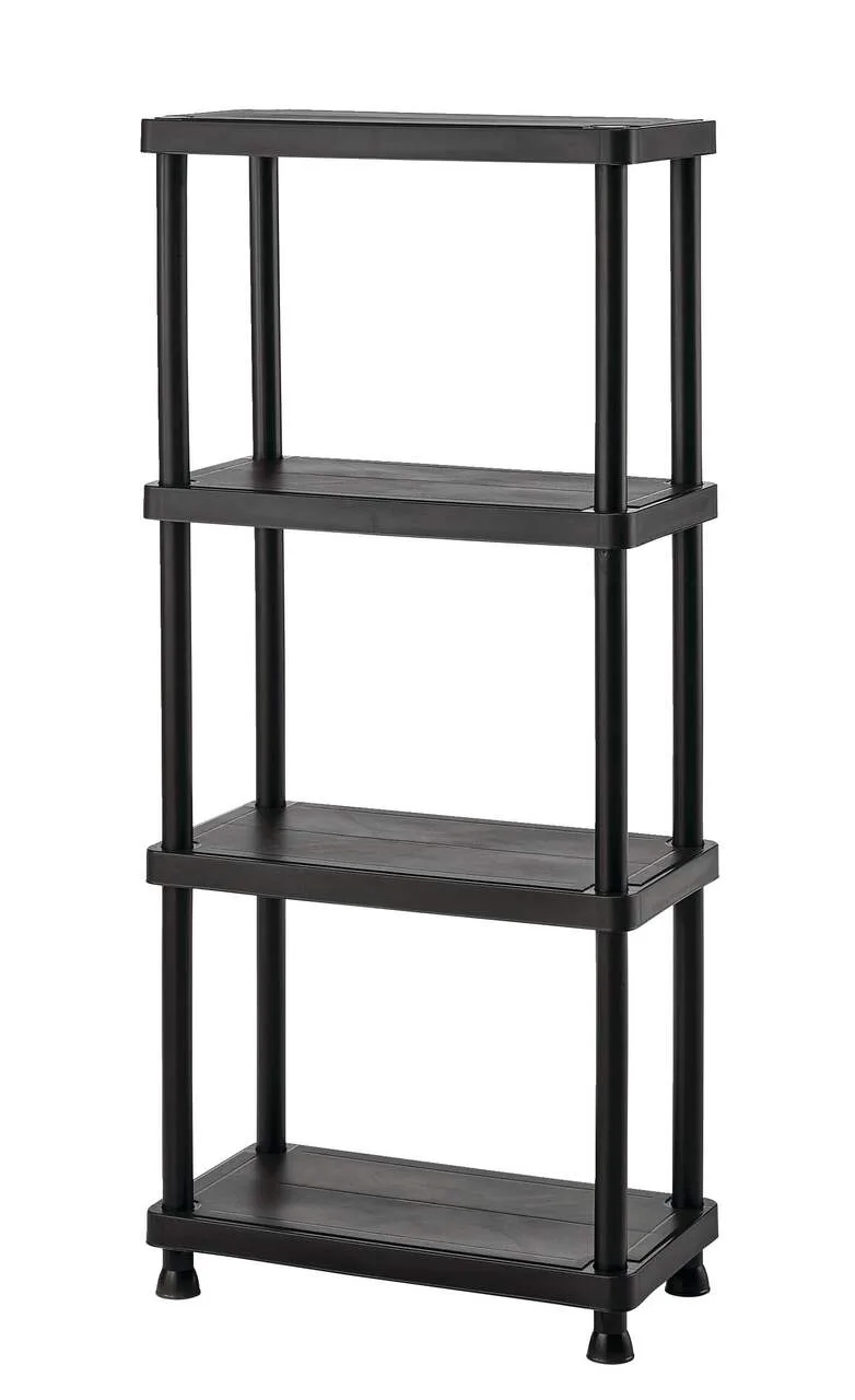 Black Plastic Shelving Unit (Two units) thumbnail