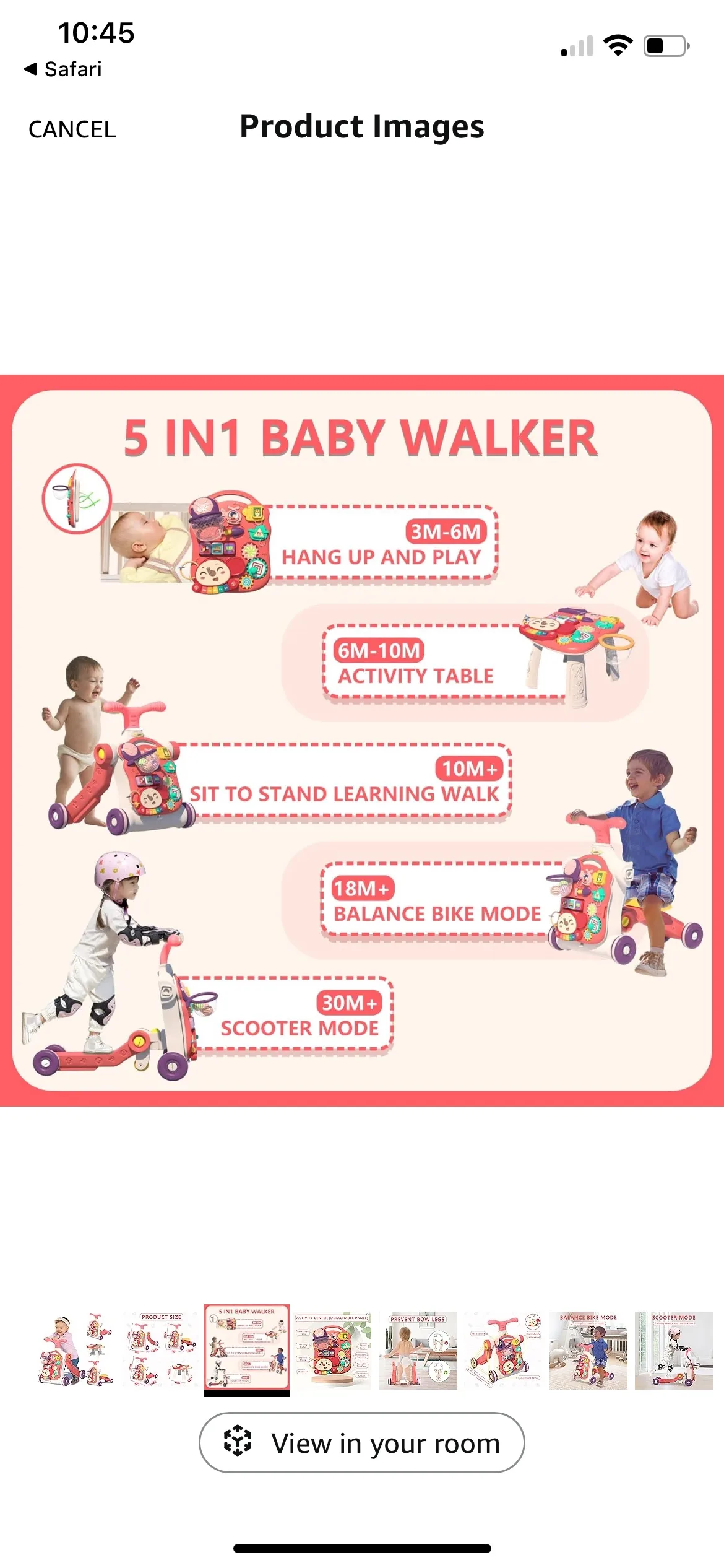 Educational  Baby walker image indicator(2)