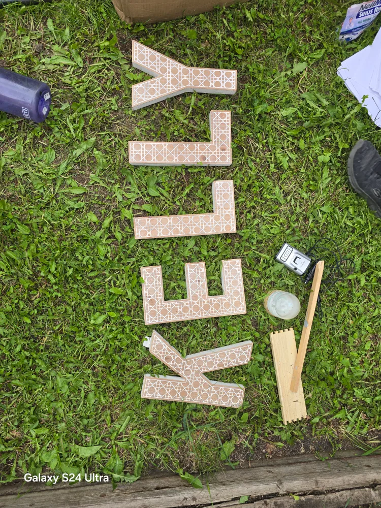 Wooden 'KELLY Letter Set thumbnail