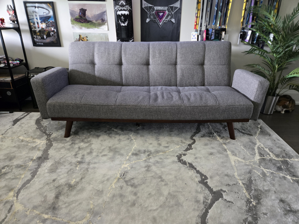 Grey Futon Sofa
