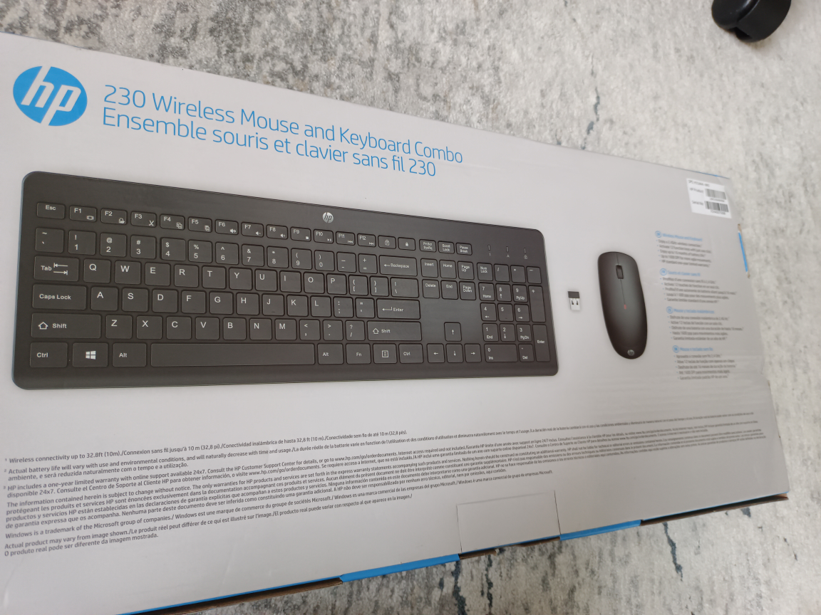 HP 230 Wireless Mouse and Keyboard Combo - photo 4