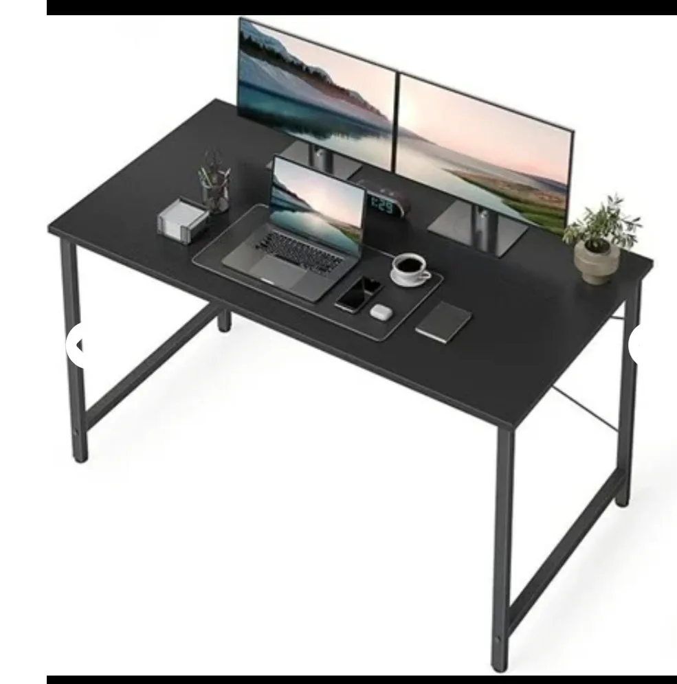 New CubiCubi Computer Desk in black finish thumbnail