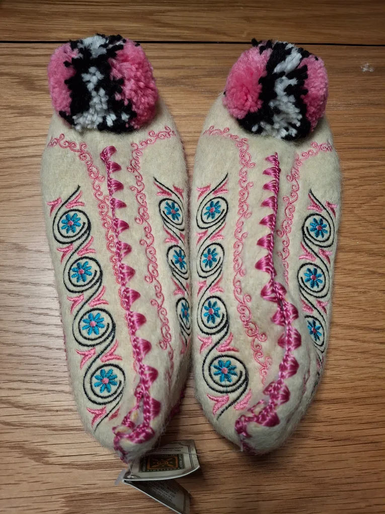 Traditional Greek Woolen Slippers thumbnail