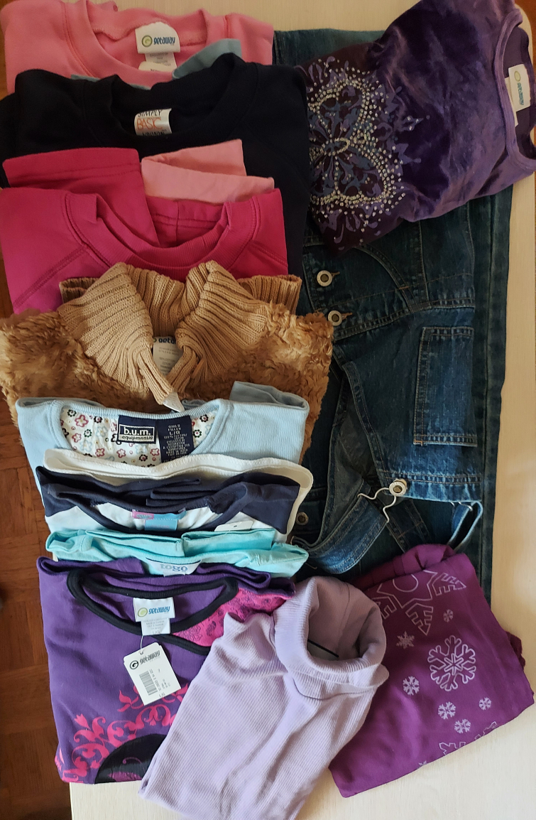 Girls Size 12/14 (L/XL) New Clothing Bundle - 12 Items