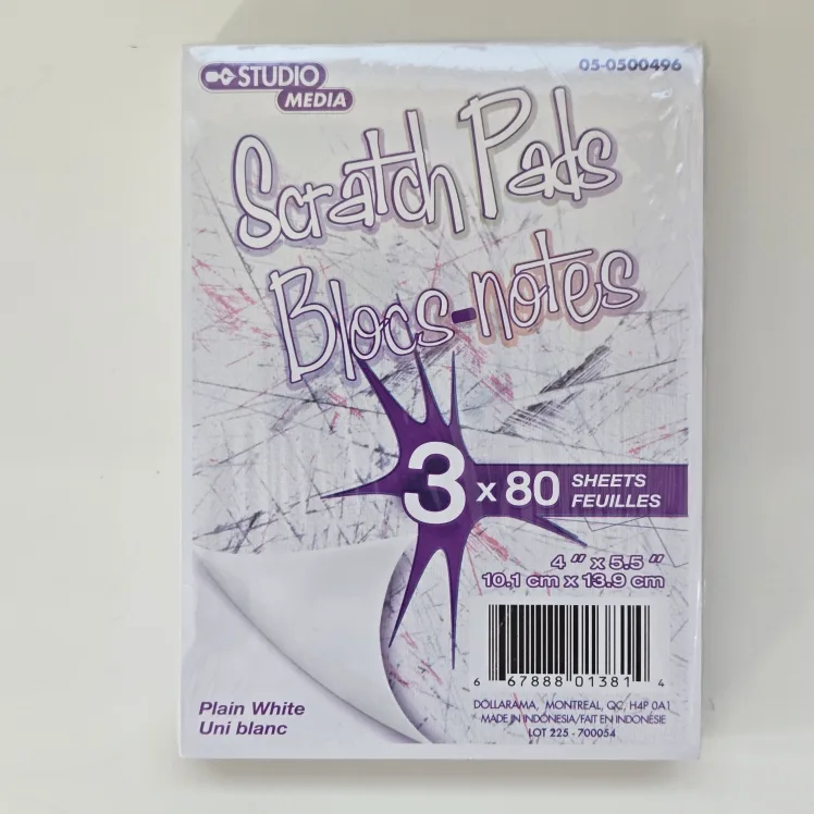 Sketch books, list pads, set of 3 image indicator(4)