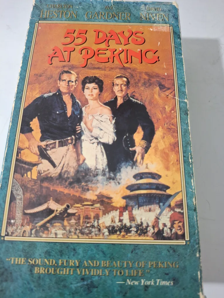 55 Days at Peking VHS Tape #freecycle thumbnail