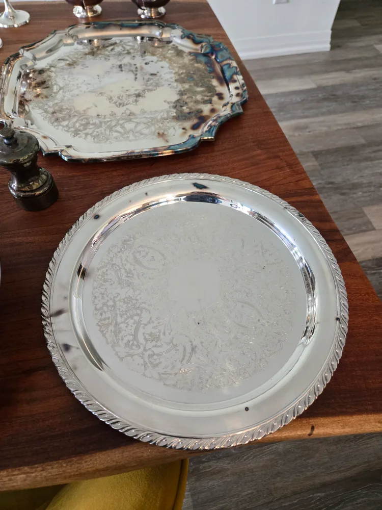 Silver Plated Serving Tray thumbnail
