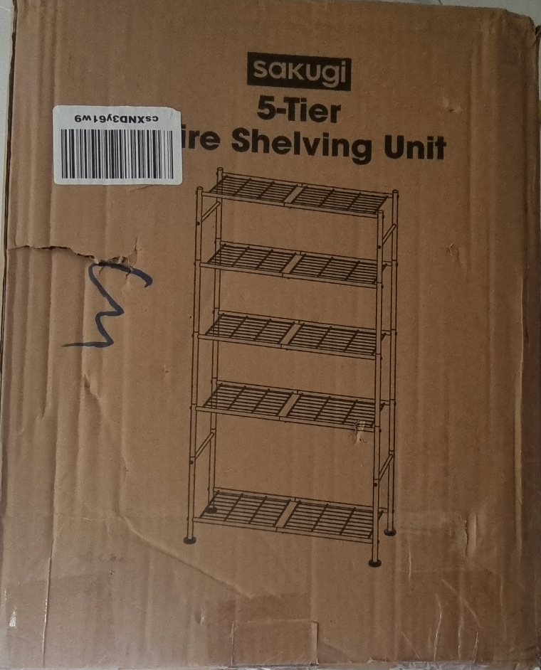 Sakugi 5-Tier Wire Shelving Unit