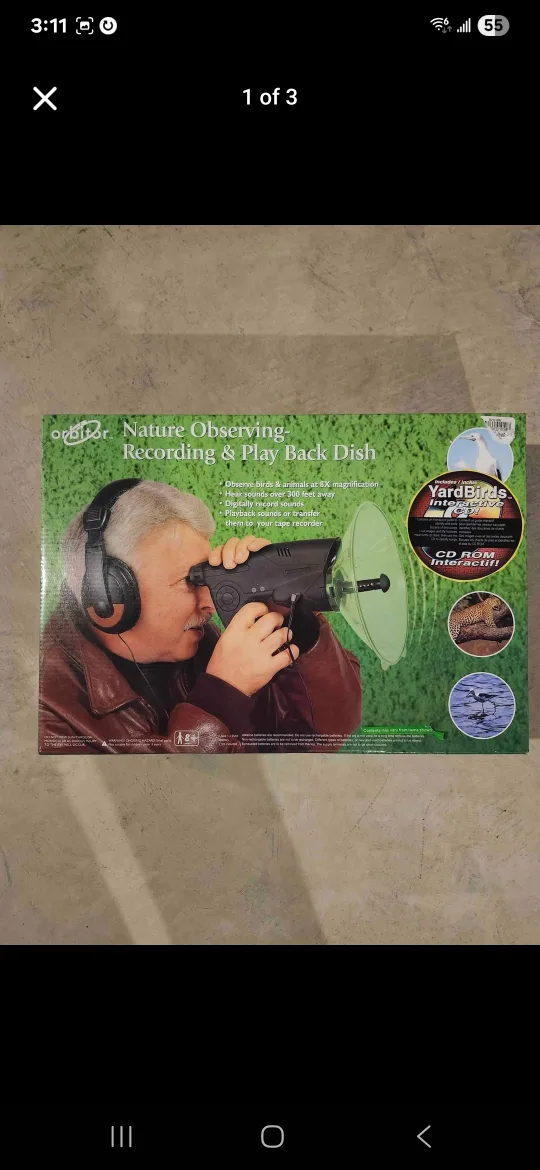 Nature Observing Recording & Play Back Dish thumbnail